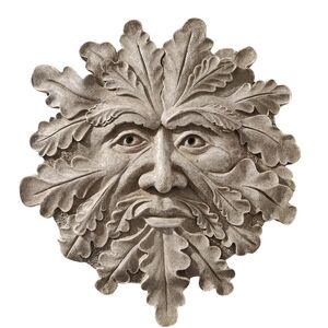 Decorative Leaf Face Wall Art